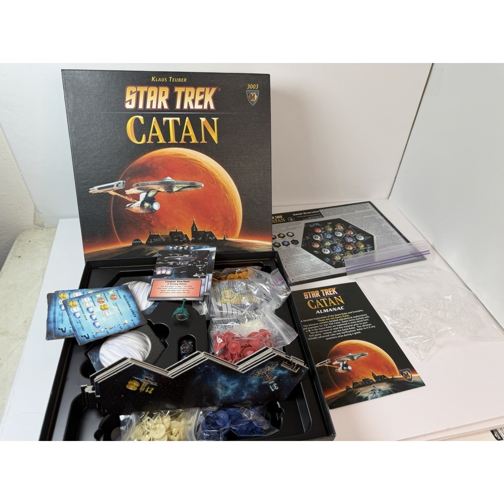 Star Trek Catan Klaus Teuber Board Game 3003 Complete 2012 Mayfair Games